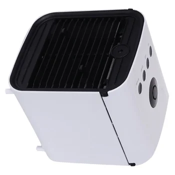 1 ADET Odası Klimalar Taşınabilir USB Mini Taşınabilir Klima Nemlendirici Arıtma led ışık Masaüstü Hava Soğutma Fanı Hava