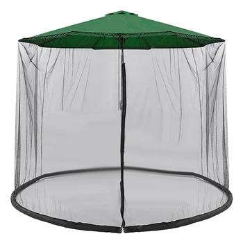1 ADET Sivrisinek Böcek Net Şemsiye Açık Çim Bahçe Kamp Şemsiye Açık Veranda Kamp Şemsiye
