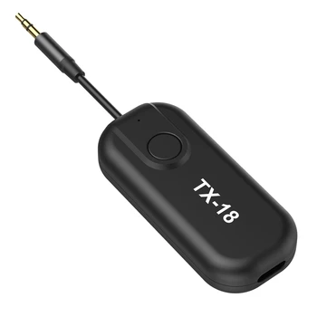 1 ADET kablosuz Bluetooth 5.0 verici 3.5 Mm adaptör HD düşük Gecikme APTX-LL PC İçin