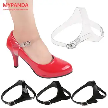 1 Çift Paket Ayakkabı Bağı Kadınlar için Yüksek Topuklu Holding Gevşek Anti-skid Sapanlar Band Ayarlanabilir Ayak Bileği Ayakkabı Kemer Ayakkabı Aksesuarları