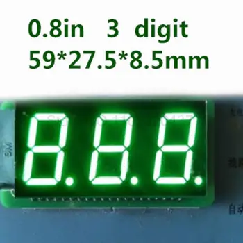 10 ADET LED dijital tüp Yeşil led dijital tüp 0.8