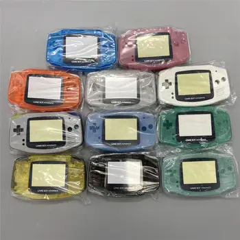 10 ADET çok Plastik Konut tam Set Shell Kılıf için Değiştirin Gameboy Advance GBA için
