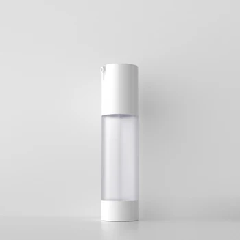 10 adet 15ml 30ml 50ml Buzlu Boş Plastik Kozmetik Şişe Seyahat Mini Sıvı Şişeleri Havasız Pompa Vakum Tuvalet Konteyner