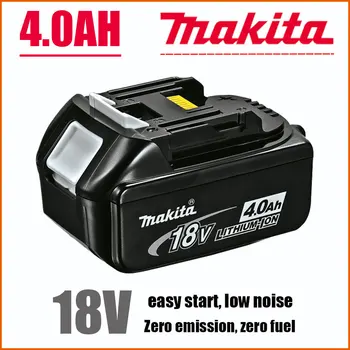 100 % Orijinal Makita 18V 4.0 Ah Şarj Edilebilir Güç Araçları Pil ile LED lityum-iyon yedek pil LXT BL1860B BL1860 BL1850