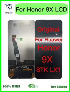 100 % Test Huawei Onur Için 9X STK-LX1 dokunmatik lcd ekran Paneli Sensörü Sayısallaştırıcı Meclisi Onur 9X Küresel Sürüm Ekran