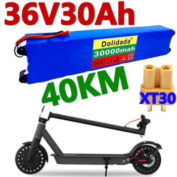 100 % Yeni Orijinal 36V 30Ah Scooter Pil Paketi için M365 36V 30000mAh Pil Paketi Elektrikli Scooter BMS Kurulu + ücretsiz Kargo