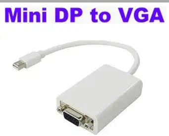 100 adet mini DP ekran bağlantı noktası vga adaptörü apple için kablo Macbook Hava Pro Mac mini dp vga dişi dışbükey kafa 4K