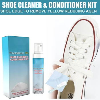 100ml Ayakkabı Temizleyici ve Saç Kremi Seti Ayakkabı Beyazlatma Temizleme Jeli Temizleme Aracı İle Ayakkabı Parlatma Temizleyici rahat ayakkabılar