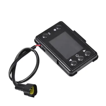 12/24V oto kaloriferi LCD Anahtarı Denetleyici Monitör Araba Ateşleme Bakır Dizel havalı ısıtıcı Otonom ısıtıcı park ısıtıcısı