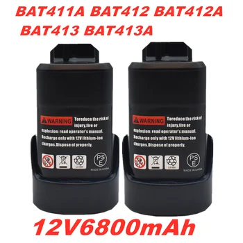12V/10,8 V 6800mAh für Bosch BAT411 Batterie Lithium-Ionen batterie geladen BAT411A BAT412 BAT412A BAT413 BAT413A & amp