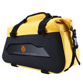 13-25L Genişletilebilir bisiklet Bagaj çantası spor çantaları MTB Sert Kabuk Bisiklet Arka Taşıyıcı Çanta Su Geçirmez Seyahat Bavul omuzdan askili çanta