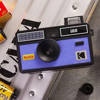 135 Kodak i60 Aptal Film Kamera Retro Film Kamera 35mm Film Kamera Aptal Makinesi Tek Kullanımlık Olmayan Kamera Askısı Flaş