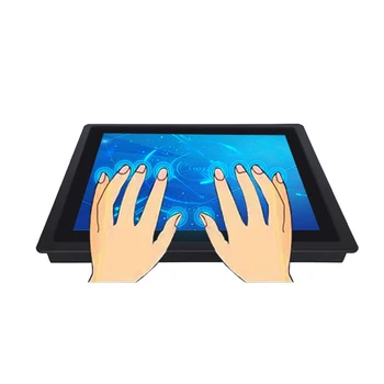 19 inç mini tablet bilgisayar gömülü endüstriyel all-in-one PC kapasitif dokunmatik ekran ile Dahili WiFi win10 Pro / Linux