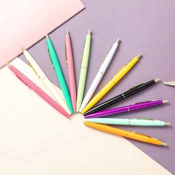 2 Adet Renkli Plastik Tükenmez Kalem Basın Kolay Tükenmez Kalem İmza Kalem İş Otel Konferans Okul Toptan Hediye Kalem