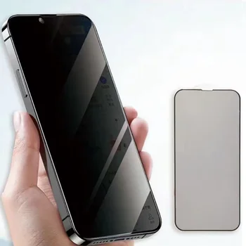2 adet 0.3 mm Gizlilik Ekran Koruyucu için iPhone 13 14 Pro Max 12 Mini 15 Artı Temperli Cam iPhone 11 Pro XR XS Max 7 8 Artı