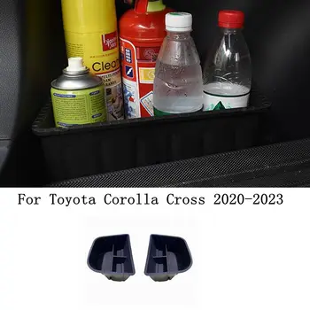 2 adet Araba Gövde Yan saklama kutusu Koltuk Altında Organizatör Tepsi Toyota Corolla Cross 2022 2023 İçin Araba İç Oto Aksesuarları