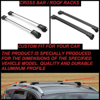 2 adet Çatı Barlar Honda CRV İçin CR-V 2013-2017 Çapraz Barlar Alüminyum alaşim Yan Barlar Çapraz Raylar Bagaj Tutucu portbagaj Taşıyıcıları