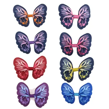 2017 accessaries için 8 renkler dekore kelebek grogren kurdele, 200 adet/ grup