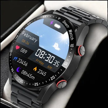 2022 Yeni EKG+PPG AMOLED Ekran Akıllı İzle Bluetooth Çağrı Müzik çalar Adam İzle Spor Su Geçirmez Lüks Smartwatch Xiaomi