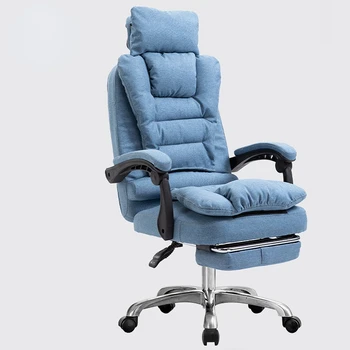 2022 Yeni Sandalye Yönetici Personel Rahat bilgisayar sandalyesi Döner Fonksiyonlu yatak odası mobilyası Paspaslar ile