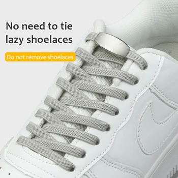 2023 Hiçbir Kravat Ayakkabı Bağcıkları Zeytin Toka Ayakabı Düz Ayakkabı Bağı Ayakkabı Bağları Olmadan Elastik Danteller Sneaker Çocuklar Yetişkin Genişletilmiş