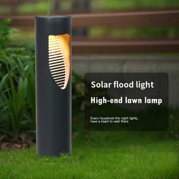 2023 Yeni ışık kontrolü Güneş çim ışığı açık yol ışıkları su geçirmez bahçe dekorasyon güneş çim lambası bahçe Gece lambası