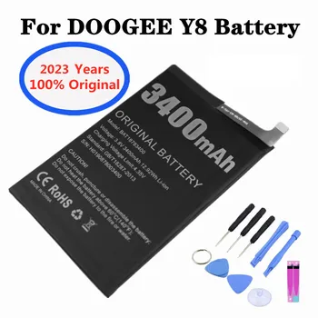 2023 yıl Yeni BAT18783400 3400mAh Orijinal Pil Doogee Y8 Telefonu Yedek Piller Yüksek Kaliteli Akıllı Telefon Bateria