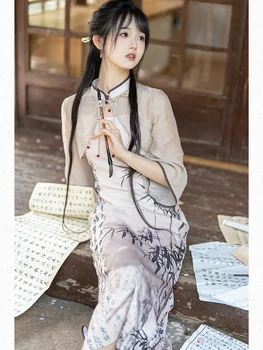 2023 çin hanfu elbise halk dans kostümü çin geleneksel sahne performansı peri elbisesi parti ruqun elbise modern hanfu