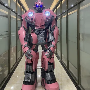 2023 İnsan Boyutu Kolay Giyen Film Cosplay Yetişkin Robot Kostüm Giyilebilir Robot Cosplay Prop Doğum Günü Partisi Hediyeleri
