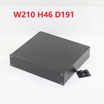 210x46x191mm Anodize Alüminyum Preamp Amp Konut Hıfı DIY güç amplifikatörü Kaynağı Şasi Kulaklık PSU Ses DAC Dekoder Kutusu