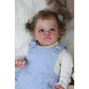 24 inç Boyasız Yeniden Doğmuş Bebek Kiti Gerçekçi Yenidoğan Boyutu bitmemiş Bebek Parçaları