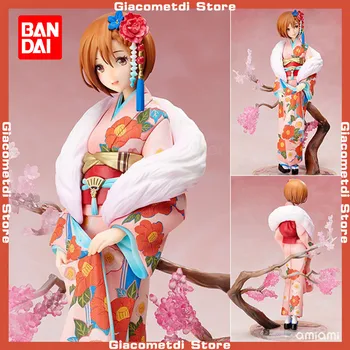 25cm Anime Kaito Hanairogoromo şemsiye Kimono Çiçek Kumaş PVC Action Figure Koleksiyon Model Oyuncaklar Bebek Çocuk hediye için