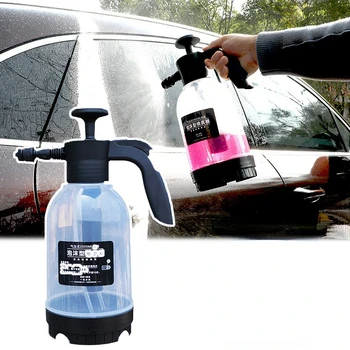 2L Köpük Püskürtücü Araba Yıkama El Köpük sulama kovası Hava Basınçlı Püskürtücü Plastik Dezenfeksiyon Su Şişesi Araba Temizleme Araçları