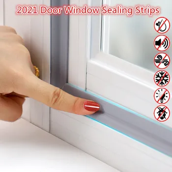 2M Ses Geçirmez Köpük Pencere Sızdırmazlık Şeridi Pencere Contası için Akustik Köpük S / T Hava Sıyırma Kapı Contası Boşluk Dolgu Artefakt