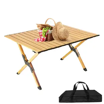 3 Boyutları Katlanır kamp masası Taşınabilir Alüminyum Alaşımlı Masa İstikrarlı Menteşe Bağlantısı Piknik Masası saklama çantası Yürüyüş için