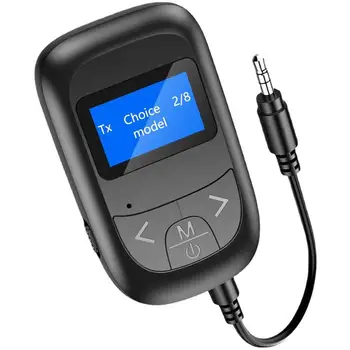 3 in 1 Bluetooth uyumlu 5.0 kablosuz AV alıcısı-vericisi Alıcı Araç Kiti Müzik Ses Aux Handsfree Adaptörü