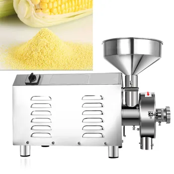 30-50 KG / saat Gıda Değirmeni Tozu Makinesi Ultra İnce Kuru Taşlama Tahıl Çin Bitkisel İlaç Değirmeni Un 2200W