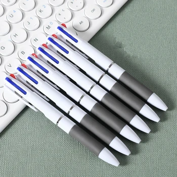 30 Adet Tükenmez Kalem Kawaii Silika 3 Renkli Mürekkep Siyah Mavi Kırmızı Tükenmez Kalemler Yazma Çocuklar Öğrenciler Hediye Kırtasiye