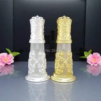 30ml Vintage Buzlu Cam Altın Gümüş Sprey Şişesi parfüm konteyneri Şişeleri Taşınabilir Boş Kozmetik ambalaj şişesi Atomizer