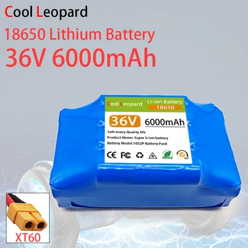 36V Şarj Edilebilir lityum iyon batarya Paketi 6000mah Lityum Pil, Elektrikli Kendini Dengeleme Scooter Hoverboard Unicycle