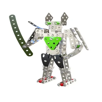 3D Metal Montaj Robot Sökme Montaj Oyuncak çocuk Yapı Taşı Akıllı Çocuk Eğitici Oyuncaklar