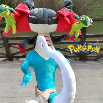 45cm Büyük Pokemon Dragapult peluş oyuncaklar Anime Dreepy Bebek Sevimli Yastık Süsleme Pokémon Dev Peluş Doldurulmuş Çocuklar İçin hediye