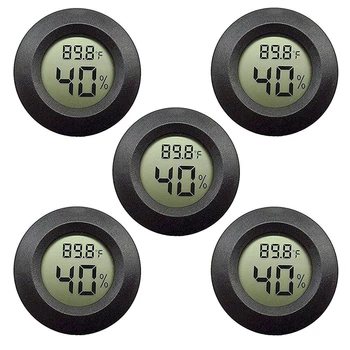 5-pack Higrometre Termometre Dijital LCD monitör Nem Ölçer Ölçer Nemlendiriciler Nem Gidericiler