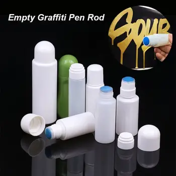 55 - 165ML Boş Kalem Çubuk Sokak Boyama Grafiti boya kalemi s Yeniden Kullanılabilir Sıvı Tebeşir İşaretleyici Yuvarlak Kafa Akan boya kalemi Aksesuarları