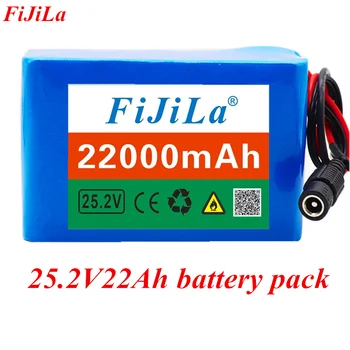 6s4p 24 V 22Ah 18650 Pil Lityum-Batterie25, 2 v22000mAhElektrischeFahrrad Moped / Elektrische / Li ion pil Paketi mit paketi BMS