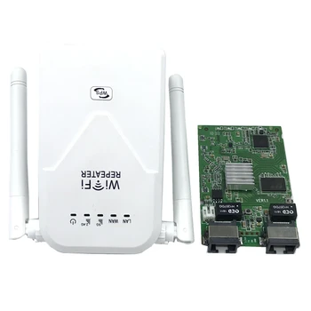 802.11 b/g/n / ac Kablosuz Wifi Tekrarlayıcı 750 Mbps Mini Repetidor wifi sinyal amplifikatörü AB/ABD 2.4 G+5.8 G Wifi Genişletici 2 * 5dBi Anten