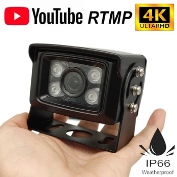 8MP 5MP Wıfı POE YouTube Canlı Akış İnsan IP Kamera RTMP Hikvision Protokolü 256SD TF Kart 20M IR YouTube Facebook Wozza