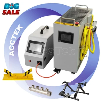 ACCTEK Hava Soğutma 1500w El Fiber 1500W 1000w Lazer kaynak makınesi Kullanılan Lazer kaynak Makinesi CNC Kaynakçı
