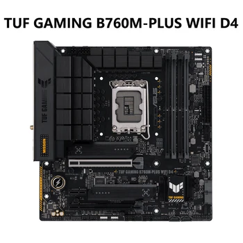 ASUS TUF OYUN B760M-PLUS WIFI D4 Intel 13th 12th Gen LGA 1700 MATx Anakart PCIe 5.0, 2xPCIe 4.0 M. 2 Yuvaları 2.5 Gb LAN
