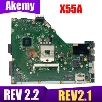 ASUS İçin X55A X55A Laptop Anakart SJTNV REV 2.2 / REV2.1 İSent rastgele ntegrated Test Anakart